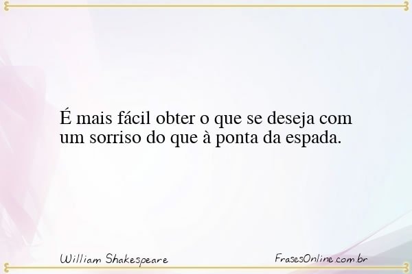 Frase de William Shakespeare