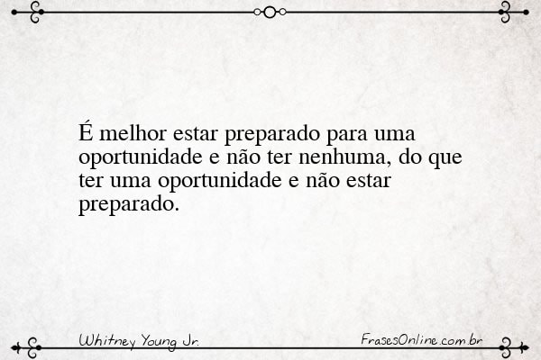 Frase de Whitney Young Jr.
