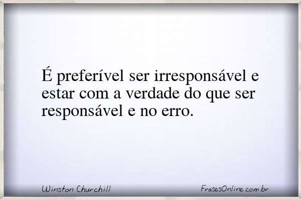 Frase de Winston Churchill
