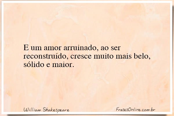 Frase de William Shakespeare