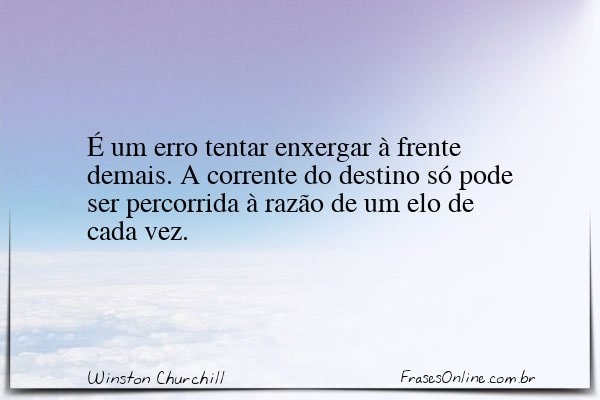 Frase de Winston Churchill