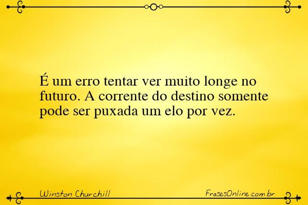 Frase de Winston Churchill