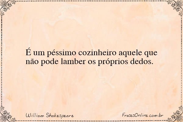 Frase de William Shakespeare