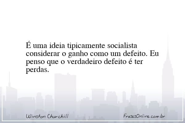 Frase de Winston Churchill