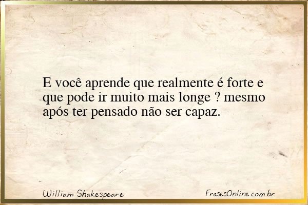 Frase de William Shakespeare