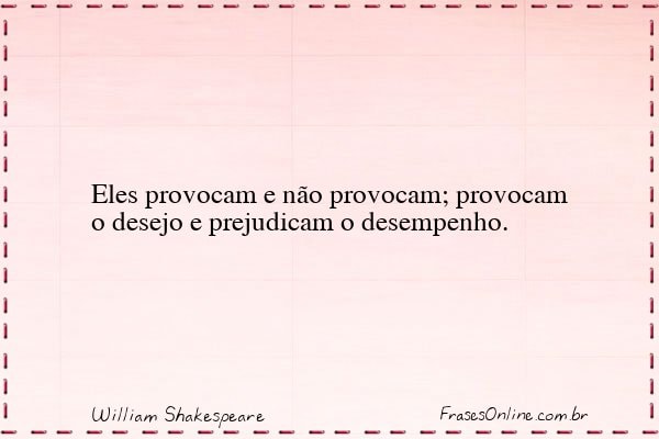 Frase de William Shakespeare