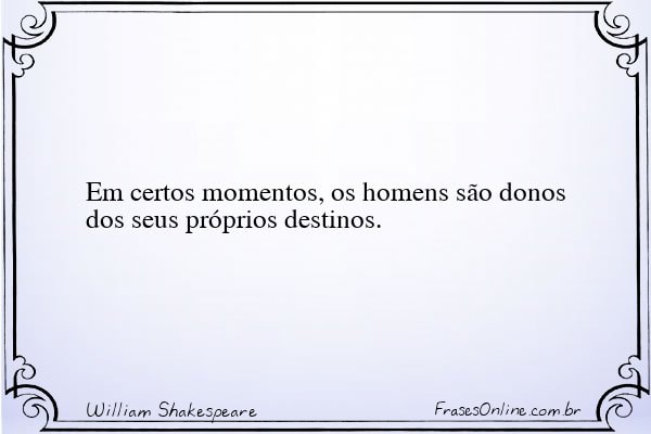 Frase de William Shakespeare