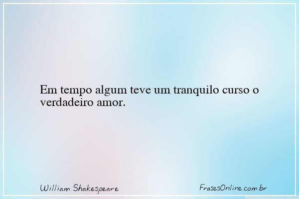 Frase de William Shakespeare