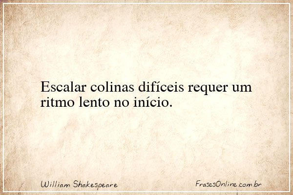 Frase de William Shakespeare