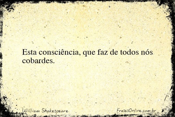 Frase de William Shakespeare