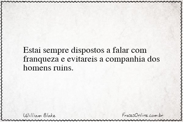 Frase de William Blake
