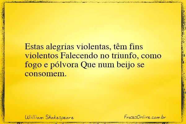 Frase de William Shakespeare