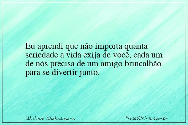 Frase de William Shakespeare