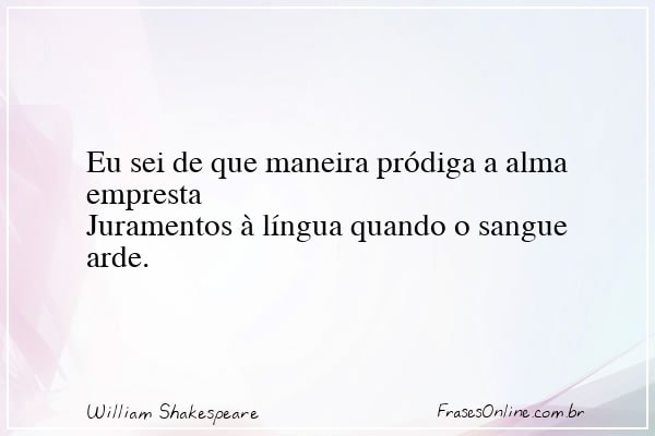 Frase de William Shakespeare