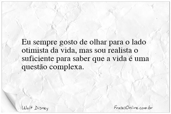 Frase de Walt Disney