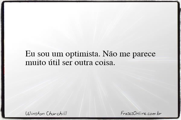 Frase de Winston Churchill