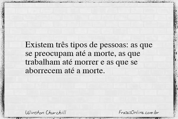 Frase de Winston Churchill