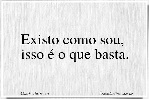 Frase de Walt Whitman