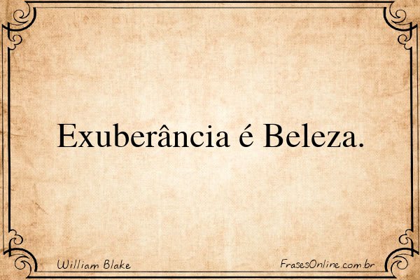Frase de William Blake