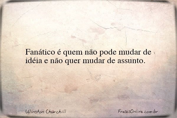 Frase de Winston Churchill