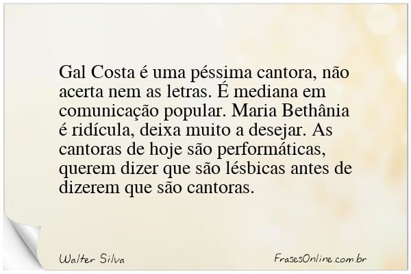 Frase de Walter Silva