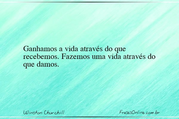 Frase de Winston Churchill