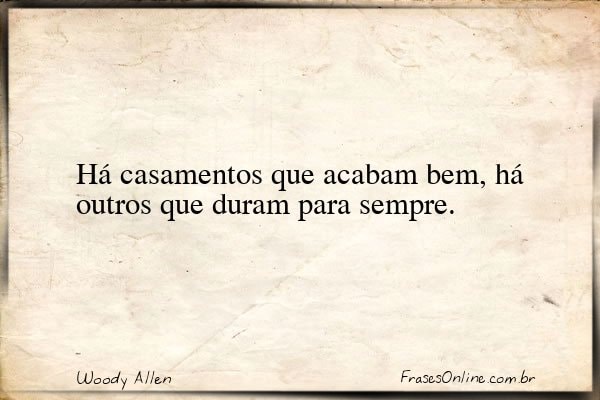 Frase de Woody Allen