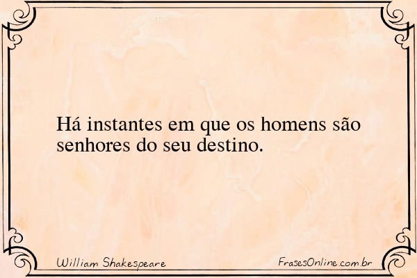 Frase de William Shakespeare