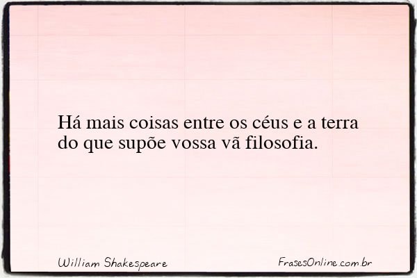 Frase de William Shakespeare