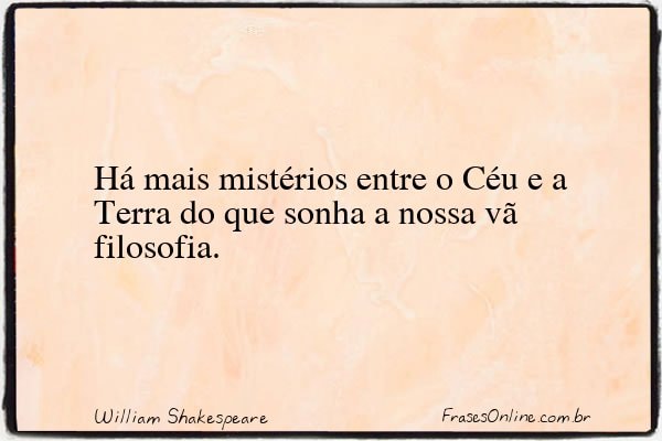 Frase de William Shakespeare