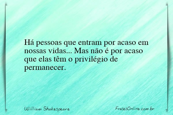 Frase de William Shakespeare