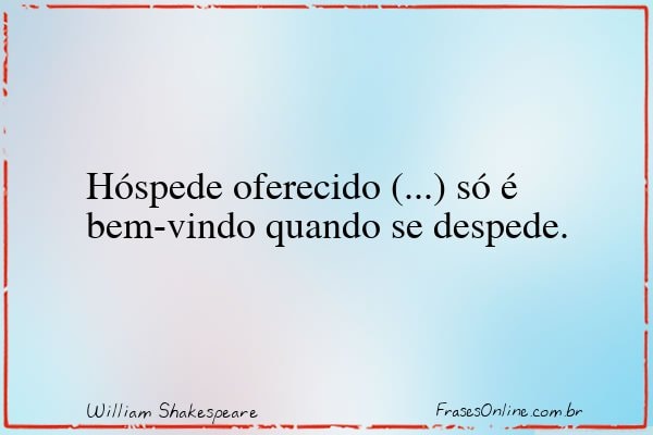 Frase de William Shakespeare