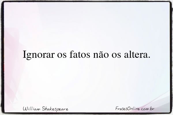 Frase de William Shakespeare