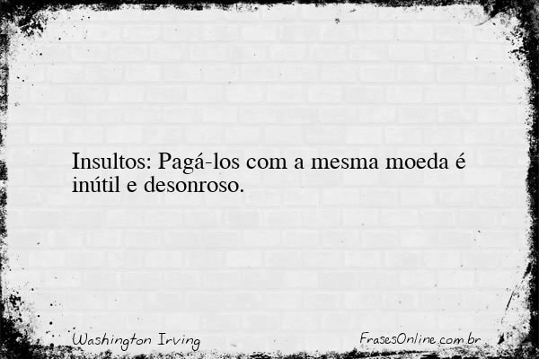 Frase de Washington Irving