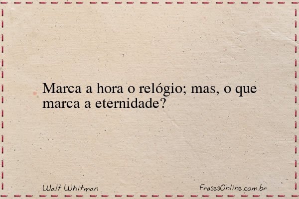 Frase de Walt Whitman