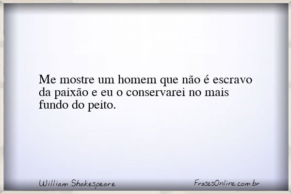 Frase de William Shakespeare