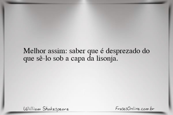 Frase de William Shakespeare