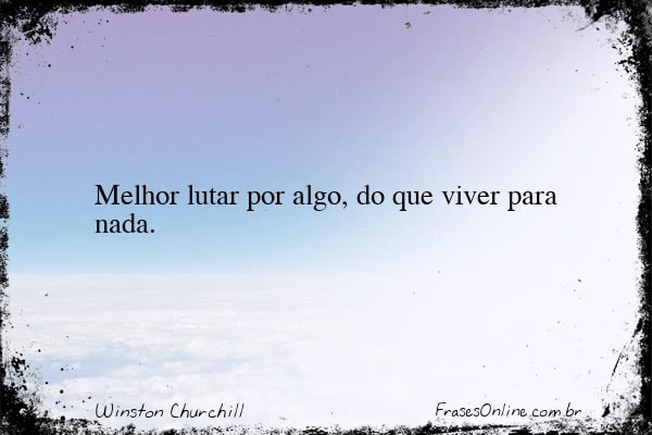 Frase de Winston Churchill