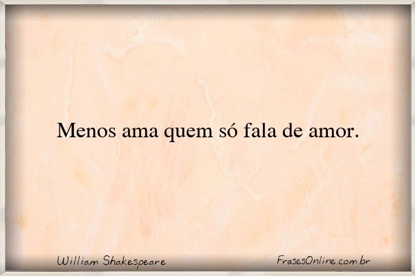 Frase de William Shakespeare