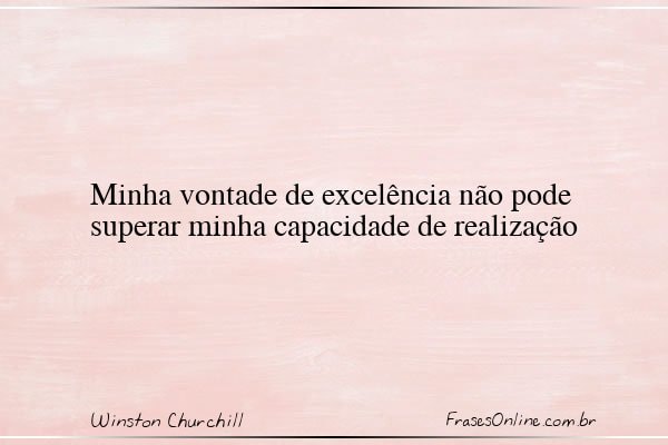 Frase de Winston Churchill