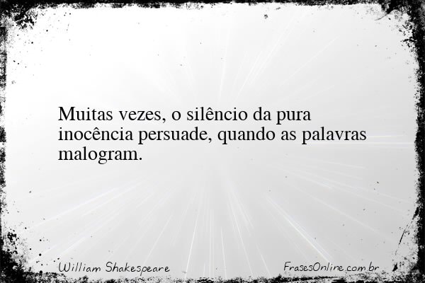 Frase de William Shakespeare