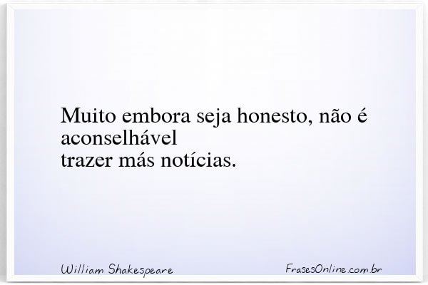 Frase de William Shakespeare