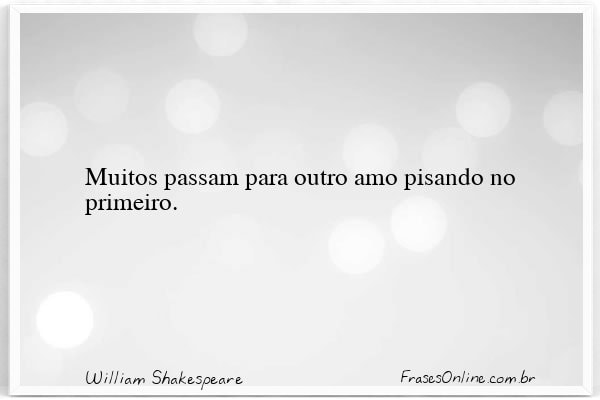 Frase de William Shakespeare