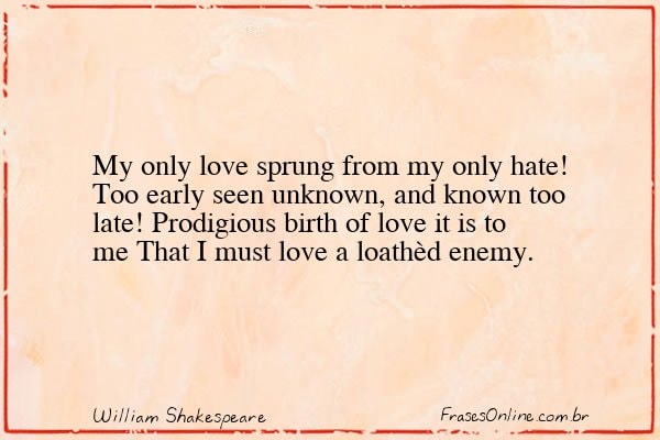 Frase de William Shakespeare
