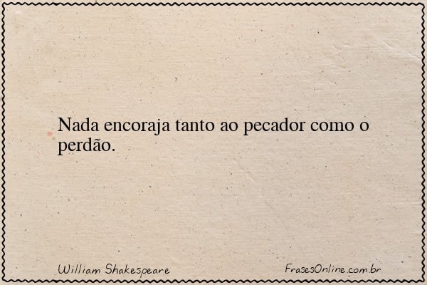 Frase de William Shakespeare
