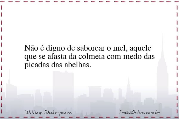 Frase de William Shakespeare