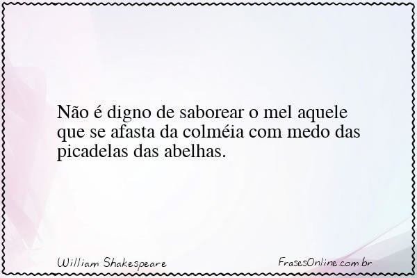 Frase de William Shakespeare