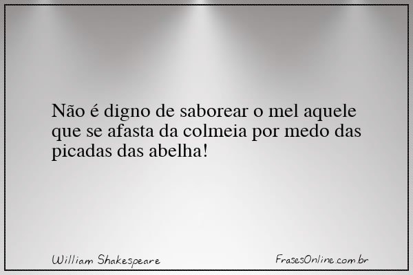 Frase de William Shakespeare