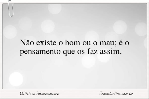 Frase de William Shakespeare