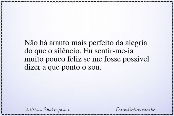 Frase de William Shakespeare